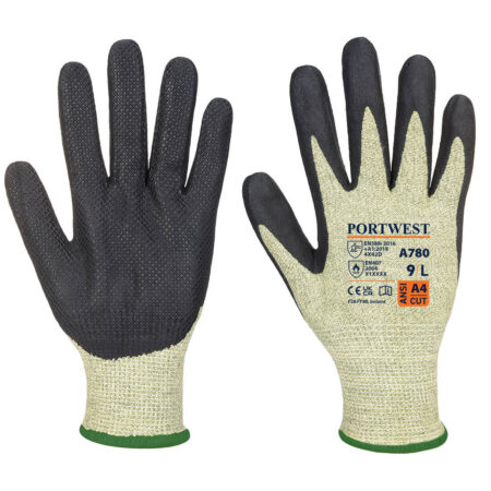 A780 - Gant Arc Grip Coupure D Vert/Noir (protection Arc-Flash)