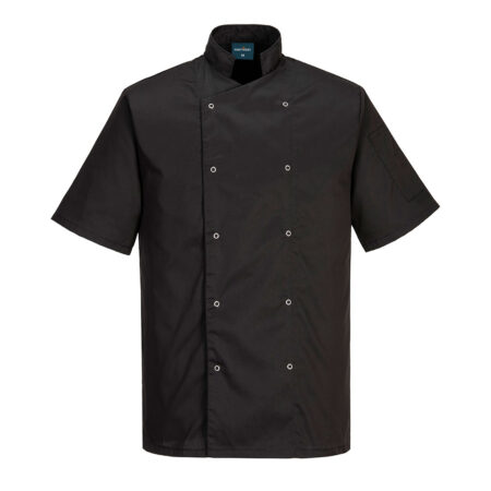 C733 - Veste de cuisine Cumbria Noir