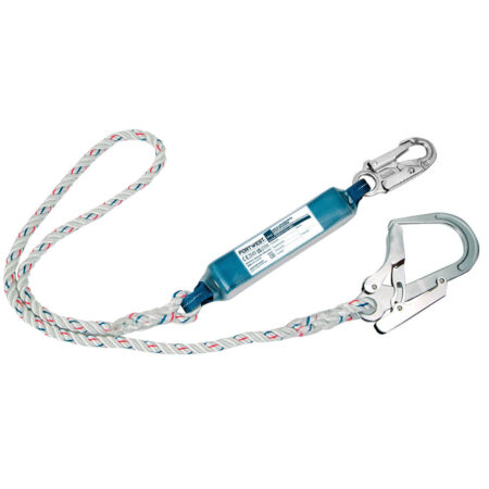 FP23 - Longe single avec absorbeur d'énergie Blanc