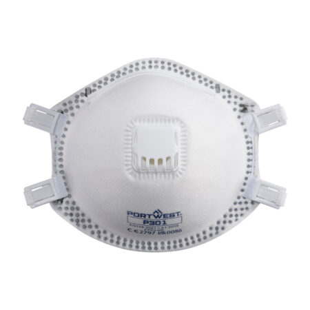 P301 - Masque FFP3 avec valve (10 pcs) Blanc