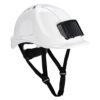 PB55 - Casque Endurance avec porte-badge blanc