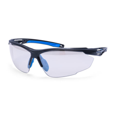 PS37 - Lunettes de sécurité anthracite Miroir clair (usage intérieur/extérieur)