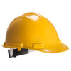 PS57 - Casque de sécurité Expertbase à crémaillère jaune